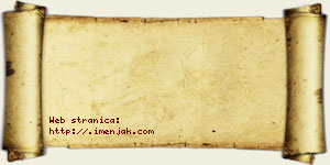 Tina Velinović vizit kartica